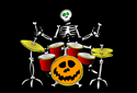 Play to The rock skeleton of the category Halloween games